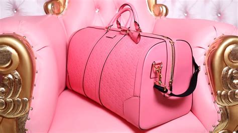 jeffree star pink gucci bag|JEFFREE STAR GUCCI MADE ME PINK CUSTOM LUGGAGE!.